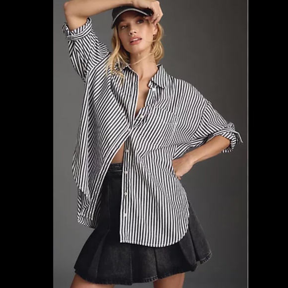 Maeve Tops - Anthropologie Maeve The Bennet Buttondown Shirt
